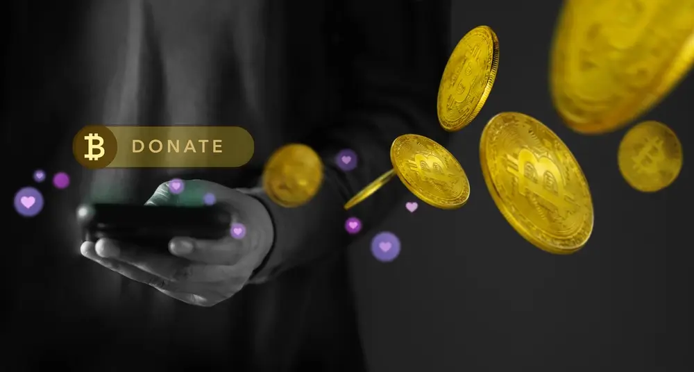 how to accept cryptocurrency donations